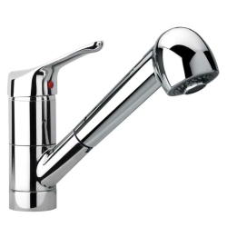 ברז מטבח בעל פיה ארוכה ומזלף נשלף CR568RLS