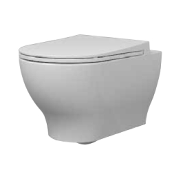 אסלה תלויה VENUS ללא תעלה + מושב SC DUROPLAST