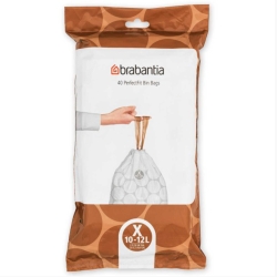 שקיות קוד X מותאמות במיוחד לפח אשפה 12 ליטר NewIcon ולפח הפרדה פנימי 11 ליטר BO