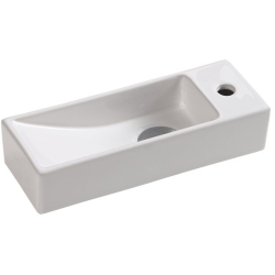 כיור חרס מונח או תלוי לאמבטיה דגם 7619