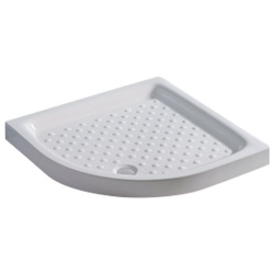 אגנית למקלחון מרובע פינתי חצי עגול