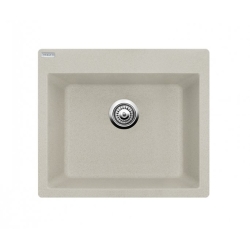 כיור מטבח בודד מגרניט להתקנה שטוחה אוניקס 60