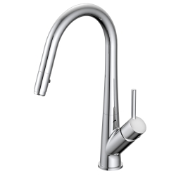 ברז מטבח נשלף פול דאון סדרת גליל מדגל פלסאון Plasson