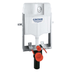 מיכל הדחה סמוי לקיר בלוקים Uniset דגם 1046010000