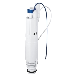 מנגנון פנאומטי צר 1AV למיכל הדחה – 2 צינוריות