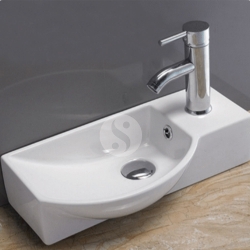 כיור מונח או תלוי אור