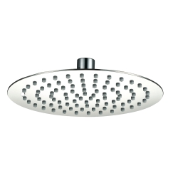 ראש מקלחת נירוסטה עגול דק במיוחד