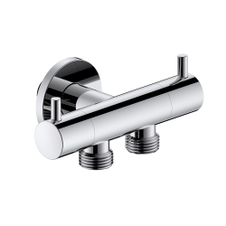 נקודת מים כפולה שני ברזים "1/2