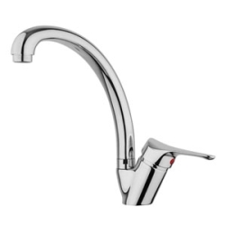 ברז קרטה פרח עומד - פיית ברבור ארוכה מסתובבת