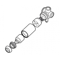 מאריך למערכת קיר עם מנגנון דגם 208081