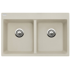 כיור מטבח כפול אוניקס 80