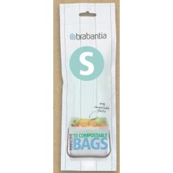 שקיות לקומפוסט קוד S לפחי הפרדה 6 ליטר (120 שקיות)